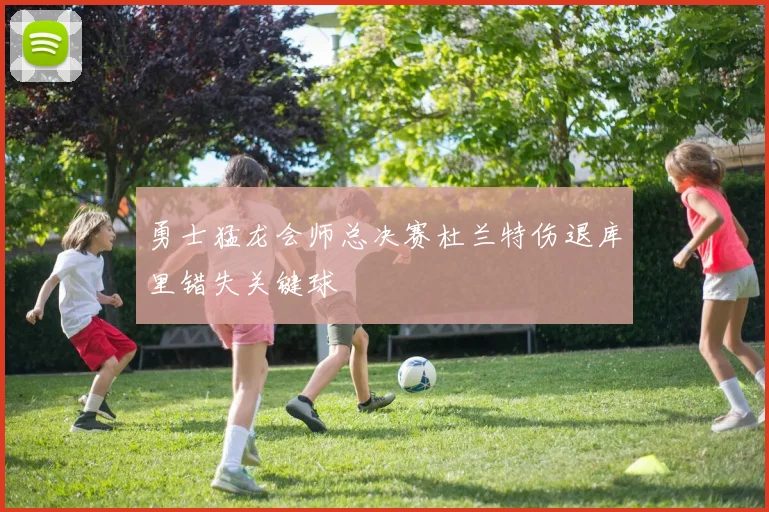 勇士猛龙会师总决赛杜兰特伤退库里错失关键球