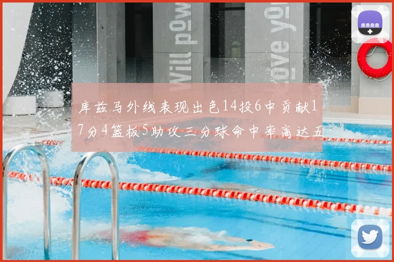 库兹马外线表现出色14投6中贡献17分4篮板5助攻三分球命中率高达五成