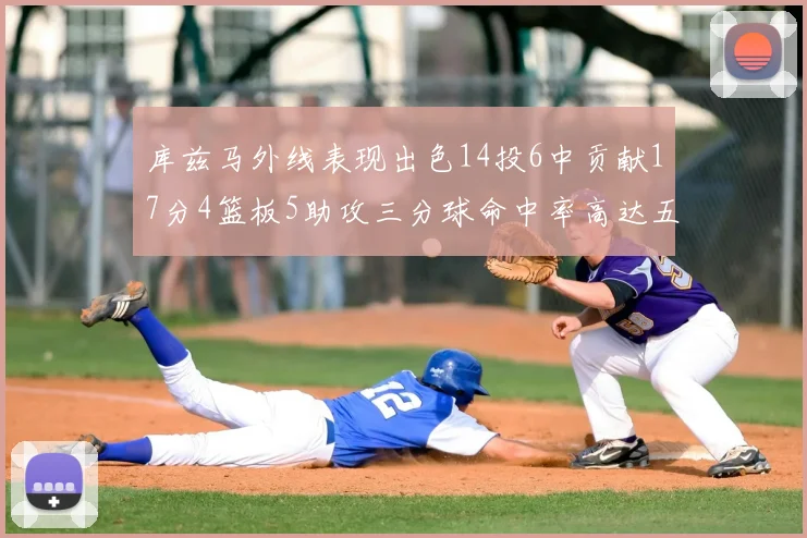 库兹马外线表现出色14投6中贡献17分4篮板5助攻三分球命中率高达五成